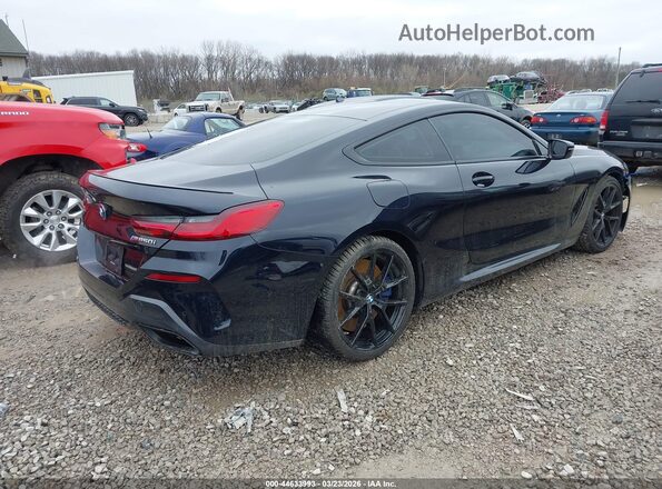 WBABC4C56KBJ35907 2019 BMW M8 Dark Blue Задняя правая четверть