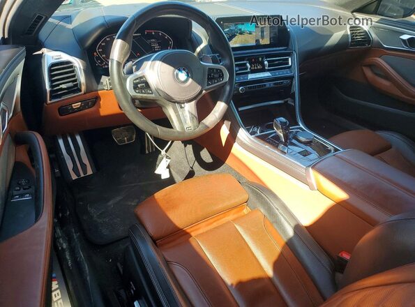 WBABC4C56KBU95601 2019 BMW M8 Blue Dashboard view