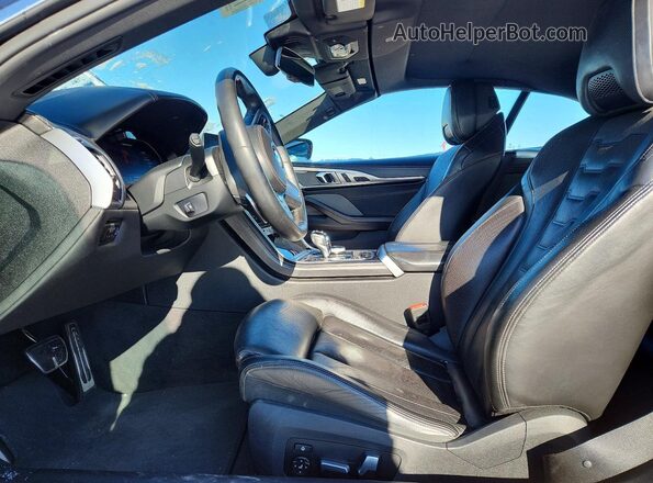 WBAFY4C51KBJ99064 2019 BMW M8 Blue Вид салону спереду
