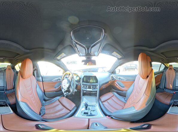 WBAGV2C03NCH21698 2022 BMW 8 SERIES Blue Vista interior de 360 grados