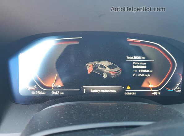 WBAGV2C07RCN06456 2024 BMW 8 SERIES Black Instrument cluster view
