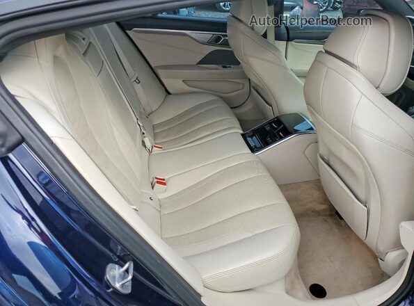 WBAGV2C0XLCD38323 2020 BMW 8 SERIES Blue Вид задніх сидінь