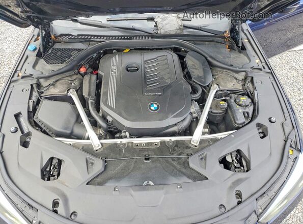 WBAGV2C0XLCD38323 2020 BMW 8 SERIES Blue Вид задньої частини салону