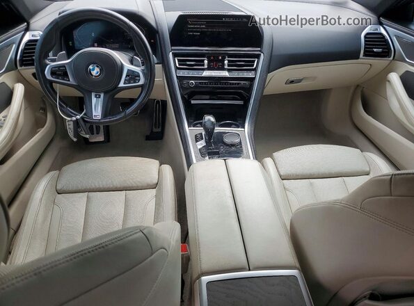 WBAGV2C0XLCD38323 2020 BMW 8 SERIES Blue Вид панелі приладів