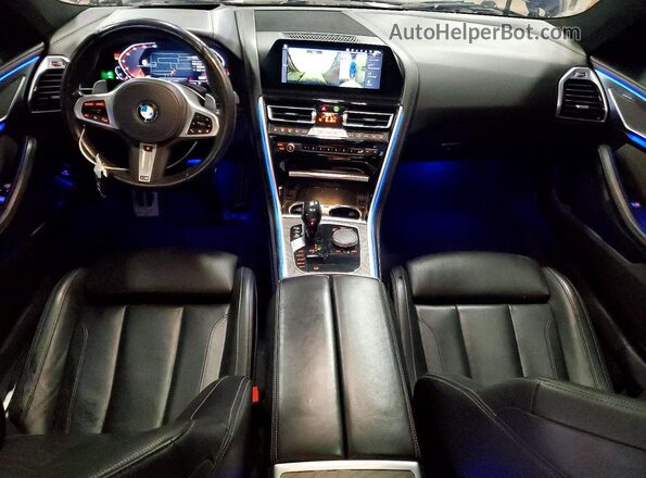 WBAGV4C08LCD80954 2020 BMW 8 SERIES Blue Dashboard view