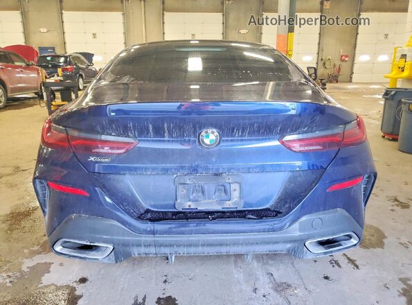 WBAGV4C08LCD80954 2020 BMW 8 SERIES Blue Rear view