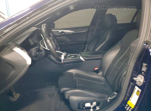 WBAGV4C08LCD80954 2020 BMW 8 SERIES Blue Front interior view