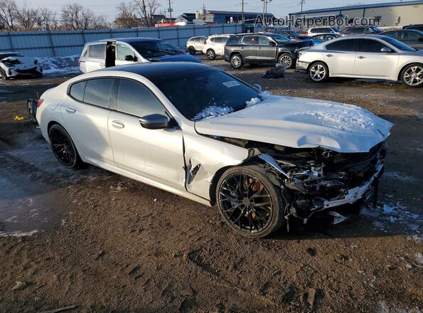 WBAGV8C01LBP48739 2020 BMW M8 White Delantero derecho
