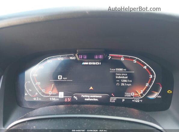 WBAGV8C02LCD87759 2020 BMW M8 Черный Вид задних сидений