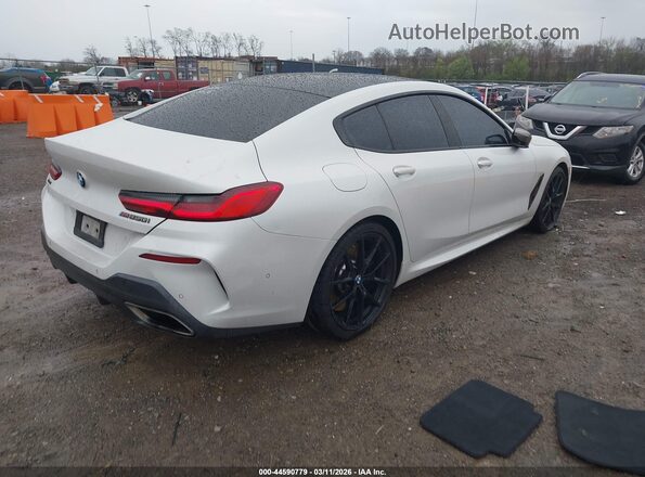 WBAGV8C04LBP48931 2020 BMW M8 White უკანა მარჯვენა