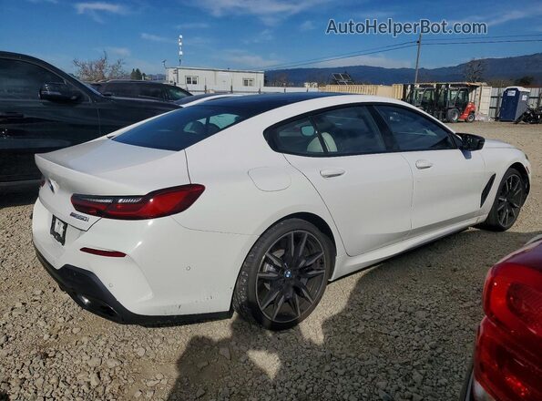 WBAGV8C04SCU73604 2025 BMW M8 White Հետևի աջ