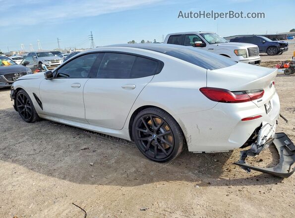 WBAGV8C05MCF48882 2021 BMW M8 White Հետևի ձախ
