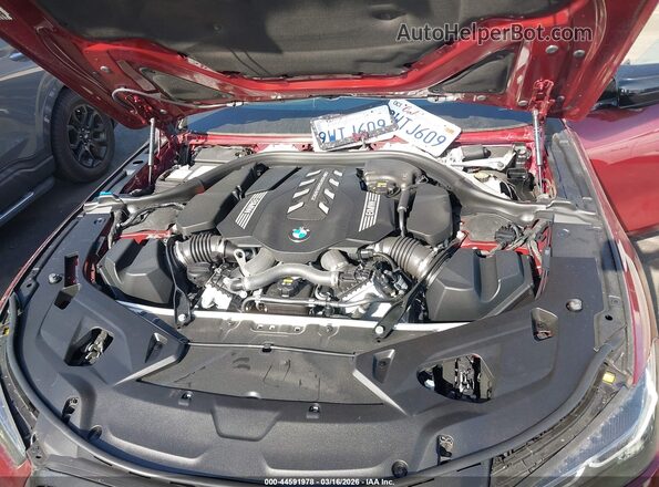 WBAGV8C08PCL00997 2023 BMW M8 Бордовый Вид сзади