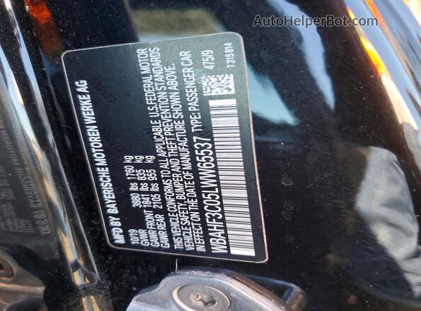 WBAHF3C05LWW65537 2020 BMW Z4 Black Vista del compartimento del motor