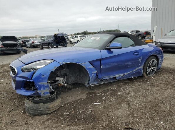 WBAHF3C06TWY53242 2026 BMW Z4 Blue Widok naklejki z numerem VIN