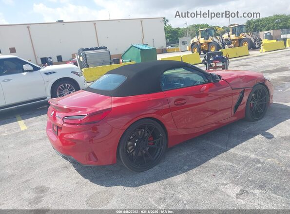 WBAHF9C01SWY46538 2025 BMW Z4 Red Հետևի աջ