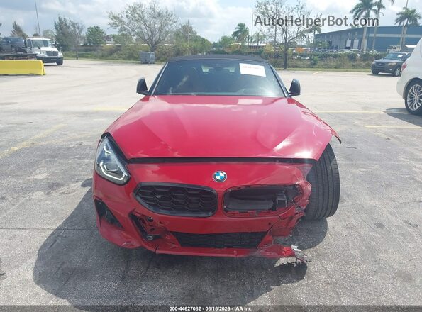 WBAHF9C01SWY46538 2025 BMW Z4 Red Դիմացի տեսք