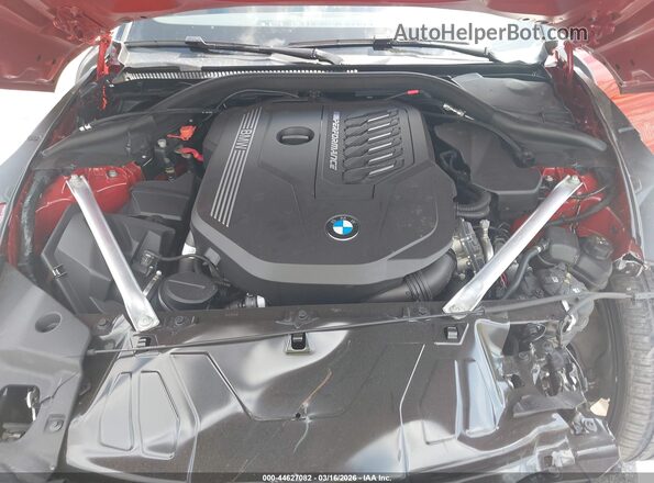 WBAHF9C01SWY46538 2025 BMW Z4 Red Հետևի տեսք