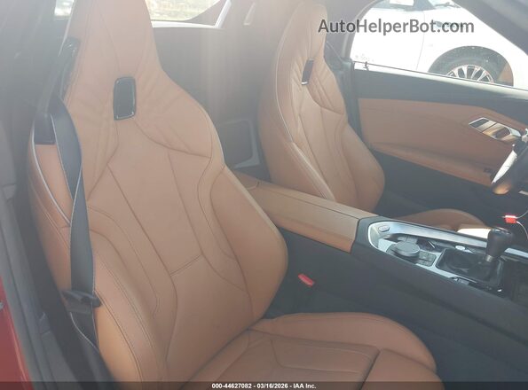 WBAHF9C01SWY46538 2025 BMW Z4 Red VIN կոդի պիտակի տեսք