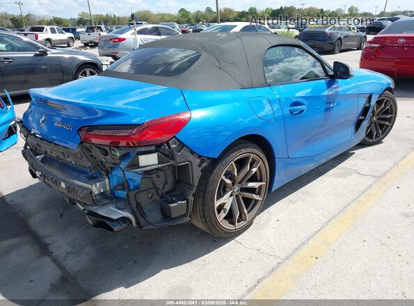 WBAHF9C09LWW38022 2020 BMW Z4 Blue Trasero derecho