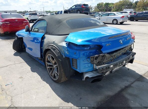 WBAHF9C09LWW38022 2020 BMW Z4 Blue Trasero izquierdo