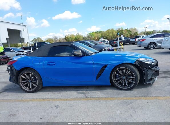 WBAHF9C09LWW38022 2020 BMW Z4 Blue Vista interior de 360 grados