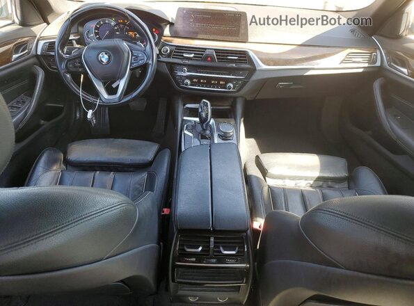 WBAJA5C30HG894005 2017 BMW 5 SERIES Black Widok zestawu wskaźników