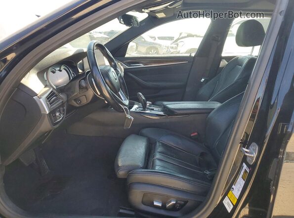 WBAJA5C30HG894005 2017 BMW 5 SERIES Black Widok deski rozdzielczej