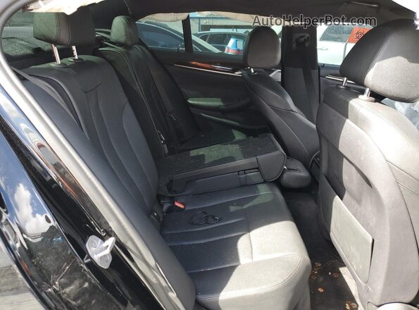 WBAJA5C30HG894697 2017 BMW 5 SERIES Black Widok tylnych siedzeń