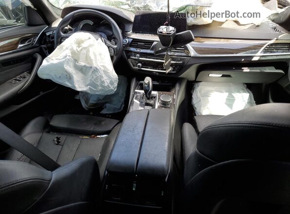 WBAJA5C30HG894697 2017 BMW 5 SERIES Black Widok deski rozdzielczej