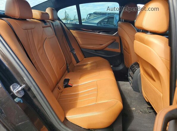 WBAJA5C30HG896479 2017 BMW 5 SERIES Черный Вид задних сидений