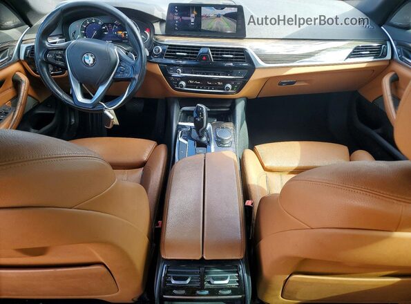 WBAJA5C30HG896479 2017 BMW 5 SERIES Черный Вид панели приборов