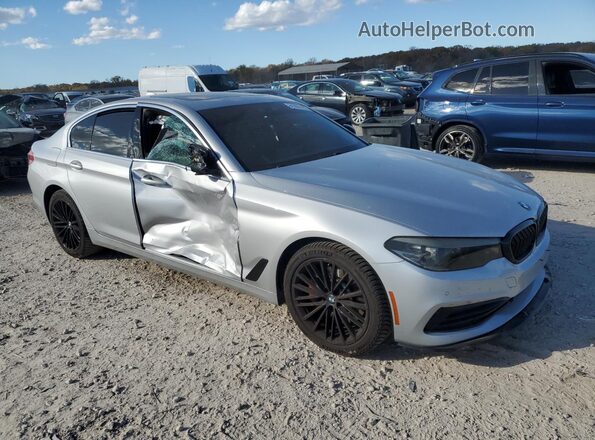 WBAJA5C59KG900859 2019 BMW 5 SERIES Silver Przód prawy