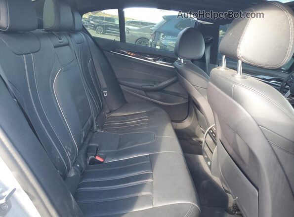 WBAJA5C59KG900859 2019 BMW 5 SERIES Silver Widok tylnych siedzeń