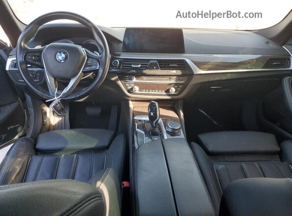 WBAJA5C59KG900859 2019 BMW 5 SERIES Silver Widok deski rozdzielczej