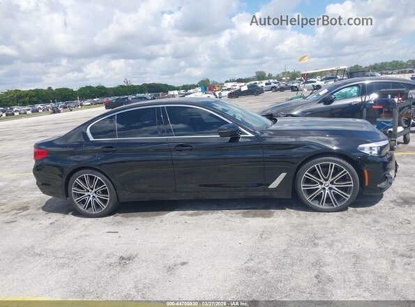 WBAJA5C5XKWW08160 2019 BMW 5 SERIES Black Вид задньої частини салону