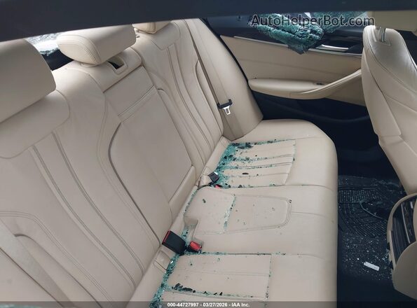 WBAJA7C55JWC77243 2018 BMW 5 SERIES Black Vista de la etiqueta del VIN