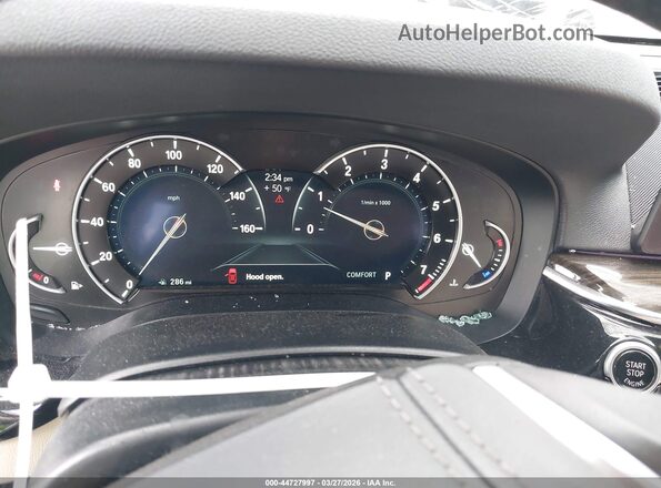 WBAJA7C55JWC77243 2018 BMW 5 SERIES Black Vista de los asientos traseros