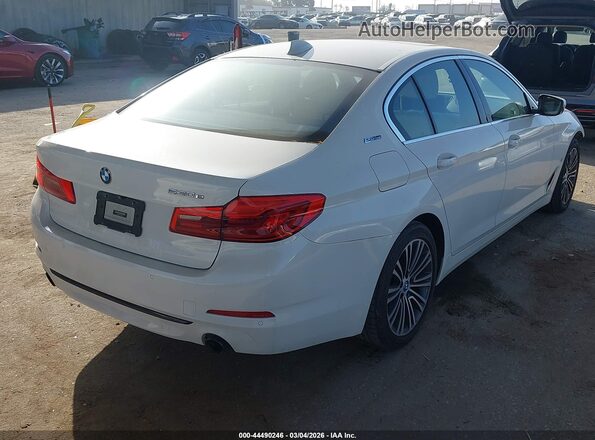 WBAJA9C51KB392925 2019 BMW 5 SERIES White Задня права чверть