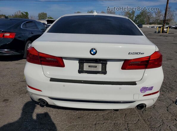 WBAJA9C52KB391931 2019 BMW 5 SERIES White Вид ззаду