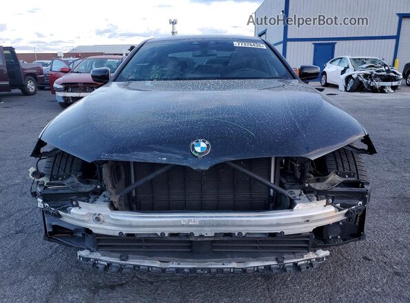 WBAJA9C55KB392734 2019 BMW 5 SERIES Черный Вид спереди