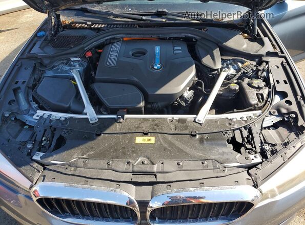 WBAJA9C56JB249791 2018 BMW 5 SERIES Silver Սալոնի հետևի տեսք