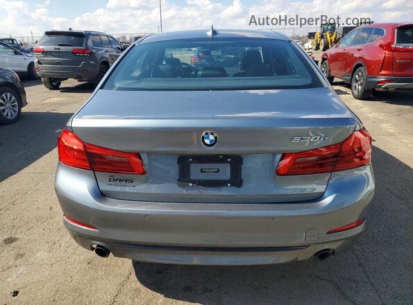 WBAJA9C56JB249791 2018 BMW 5 SERIES Silver Հետևի տեսք