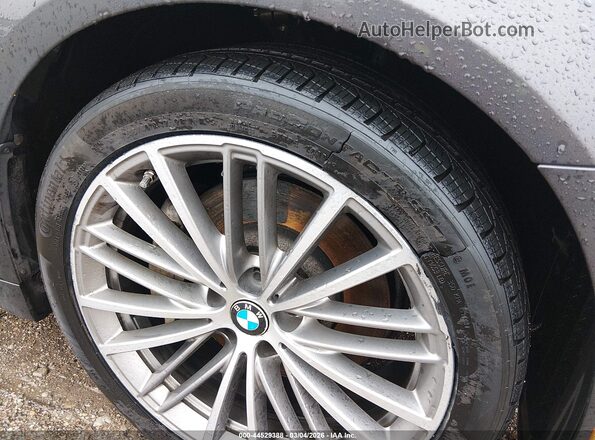 WBAJB1C54KB376877 2019 BMW 5 SERIES Gray Widok z przodu