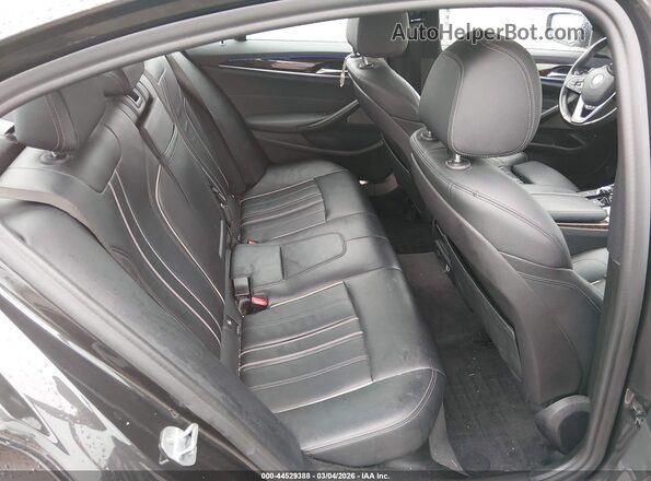 WBAJB1C54KB376877 2019 BMW 5 SERIES Gray Widok naklejki z numerem VIN