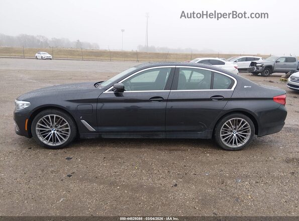 WBAJB1C54KB376877 2019 BMW 5 SERIES Gray Widok wnętrza 360 stopni