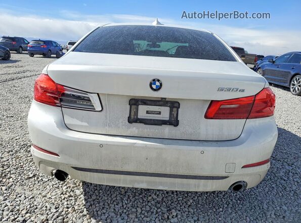 WBAJB1C56JB085196 2018 BMW 5 SERIES White უკანა ხედი