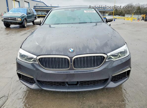 WBAJB9C51JB035479 2018 BMW M5 Gray Front view