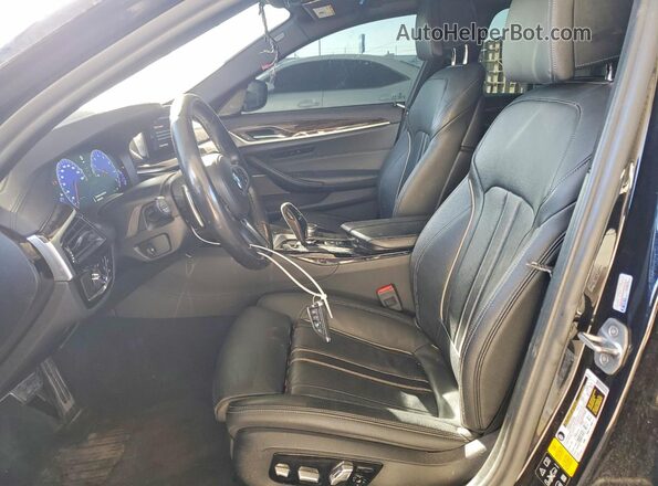 WBAJB9C54KB464522 2019 BMW M5 Black წინა სალონის ხედი
