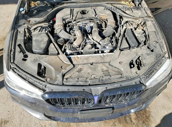 WBAJB9C54KB464522 2019 BMW M5 Black უკანა სალონის ხედი